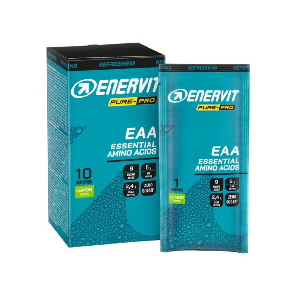 Produktbild ENERVIT PURE-PRO EAA Essential Amino Acids Lemon, 10 x 10 g
